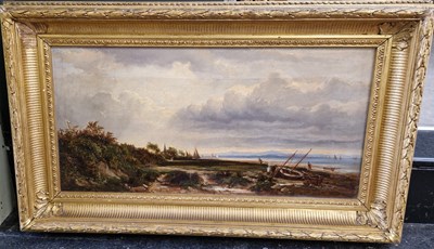 Lot 667C - H. W. Pinkham (19th century) 
On the Shore,...