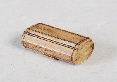 Lot 315 - An early 19th century Scottish bone faceted...