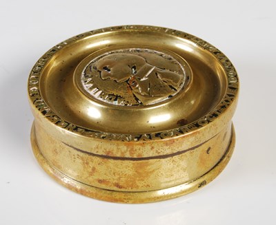 Lot 320 - Nelson Interest - A 19th century cast brass...