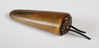 Lot 385 - An early 19th century Scottish plain horn...