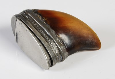 Lot 277 - A small 19th century Scottish deer's hoof...