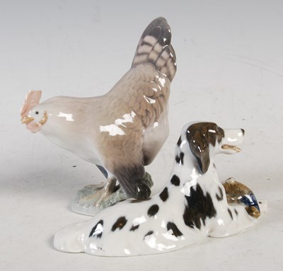 Lot 4 - Two Royal Copenhagen porcelain figures to...