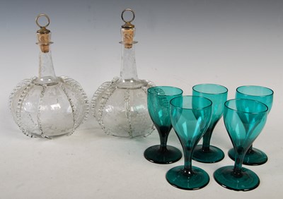 Lot 15 - A collection of antique glassware to include...