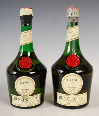 Lot 274 - Two bottles of Dom Benedictine, 75cl.