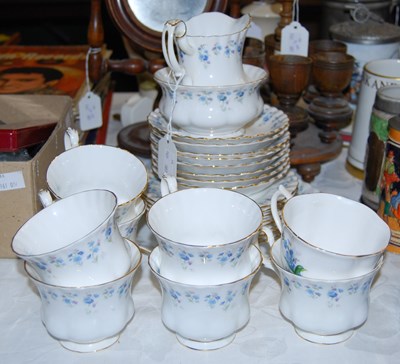 Lot 306 - A Royal Albert Memory Lane pattern part tea set.