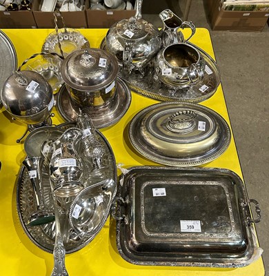 Lot 359 - A large collection of assorted EP ware.