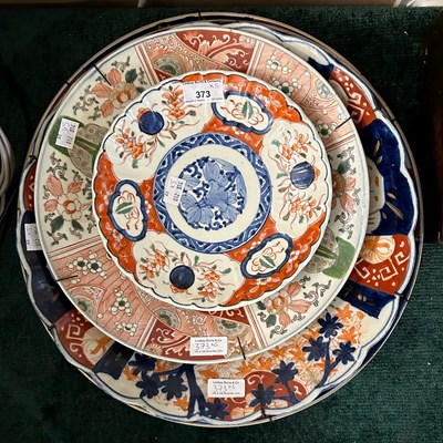 Lot 373 - A pair of late 19th/early 20th century Imari...