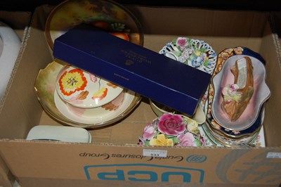 Lot 533 - Two boxes of mixed ceramics to include...