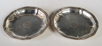 Lot 89 - A pair of George III silver dishes, London...