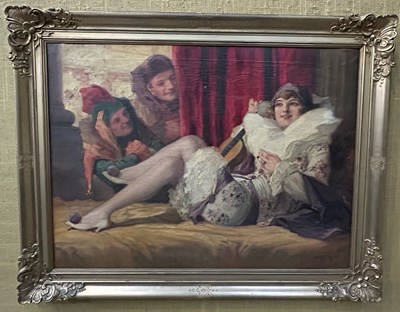 Lot 513 - Richard Geiger (Austrian, 1870-1945) 
Commedia...