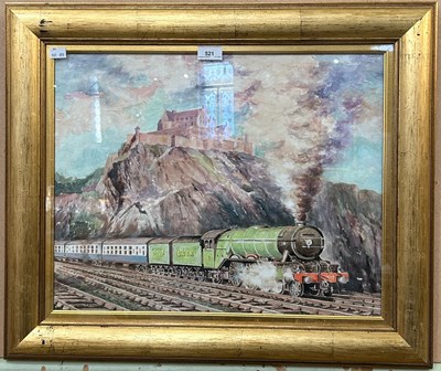 Lot 521 - Thomas A. Gibb  
The Flying Scotsman below...