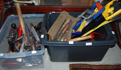 Lot 459 - Two boxes - assorted tools.