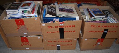 Lot 460 - Six boxes - assorted modern hardbacks.