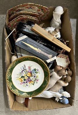 Lot 470 - Four boxes - assorted ceramics; ornamental...