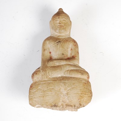 Lot 245 - An antique Indian carved stone figure of...