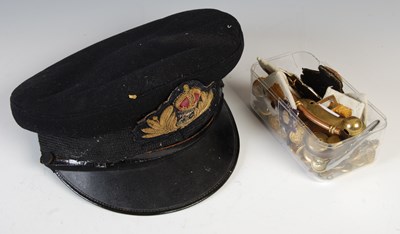 Lot 252 - A collection of Naval memorabilia to include...