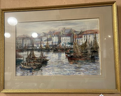 Lot 548 - J. Gray (early 20th century)  
Harbour Scene,...