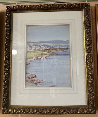 Lot 552 - Tom Campbell (1865-1943)  
Coastal scene with...