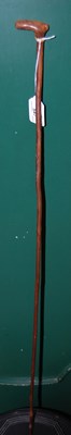 Lot 547 - A root wood swagger stick