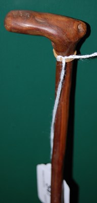 Lot 547 - A root wood swagger stick