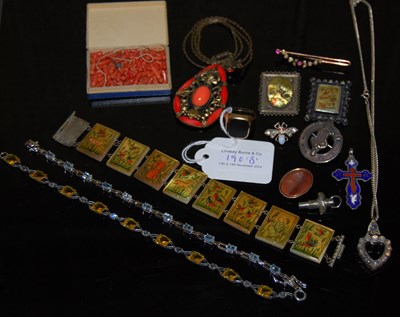 Lot 190B - A collection of assorted costume jewellery, to...