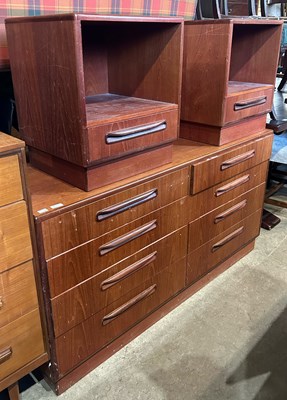 Lot 616 - A teak G-Plan chest of eight drawers, 139cm...