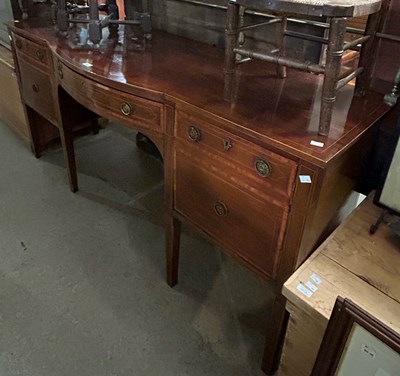 Lot 645 - A 19th century mahogany and boxwood lined...