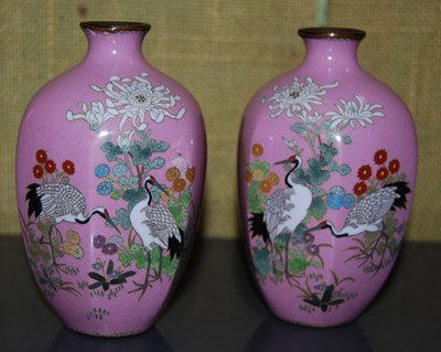 Lot 26B - A pair of late 19th century Japanese pink...