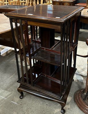 Lot 738 - An Edwardian mahogany and satinwood banded...