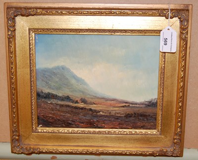 Lot 569 - Alfred Allan (B.1944), A Scottish Glen, oil on...