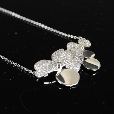 Lot 745 - Tiffany & Co., a platinum and diamond Paper...
