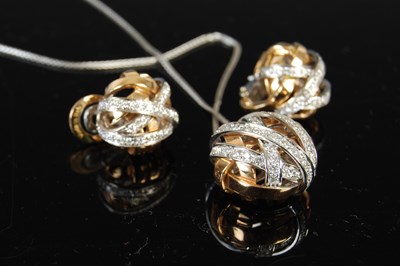 Lot 751 - Damiani, an Italian 18ct white and yellow gold...