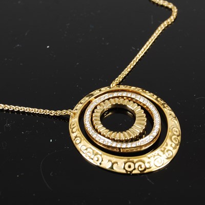 Lot 732 - Carrera Y Carrera, an 18ct gold and diamond...