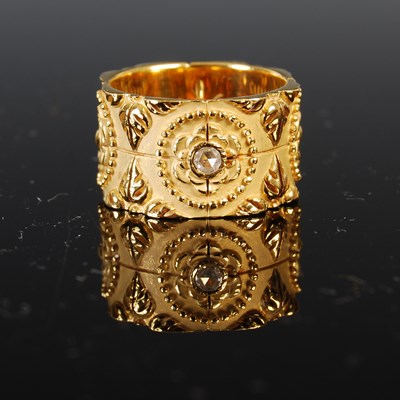 Lot 730 - Carrera Y Carrera, an 18ct gold and diamond...