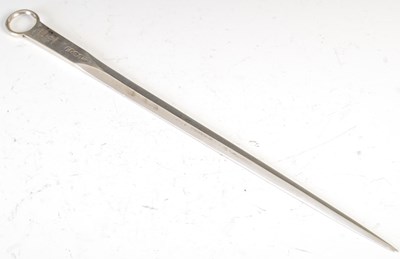 Lot 561 - A William IV Scottish silver meat skewer, by...