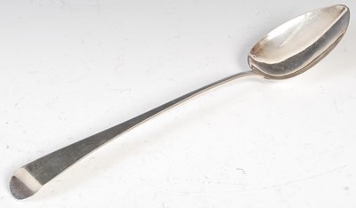 Lot 519 - A George III silver serving spoon, by Thomas...