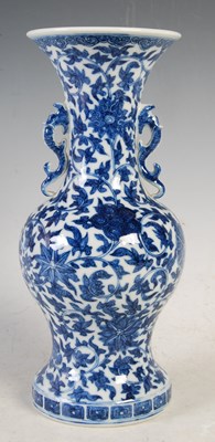 Lot 829 - A Chinese porcelain blue and white...