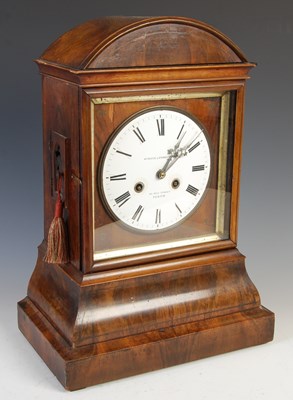 Lot 238 - A 19th century mahogany mantel clock, Stratz &...