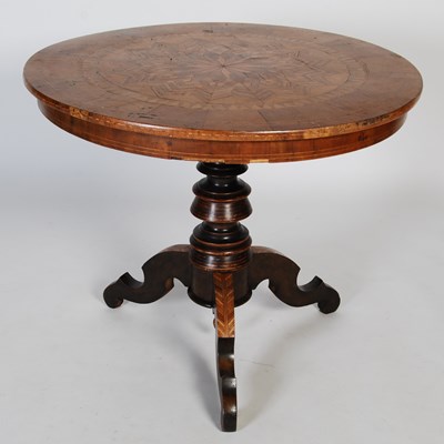 Lot 98 - A 19th century Italian Sorrento parquetry...