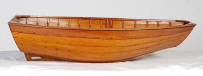 Lot 195 - A vintage scratch built model of a pram dingy,...