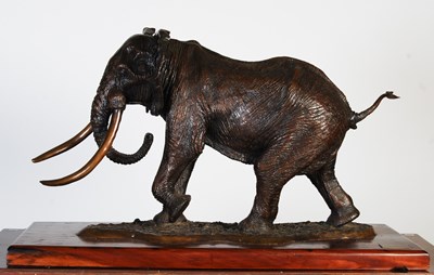 Lot 176 - Allan Ainslie, 'Ndlulamithi, African elephant',...