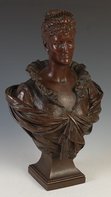 Lot 174 - After Edouard Lanteri (1848-1917), a bronze...