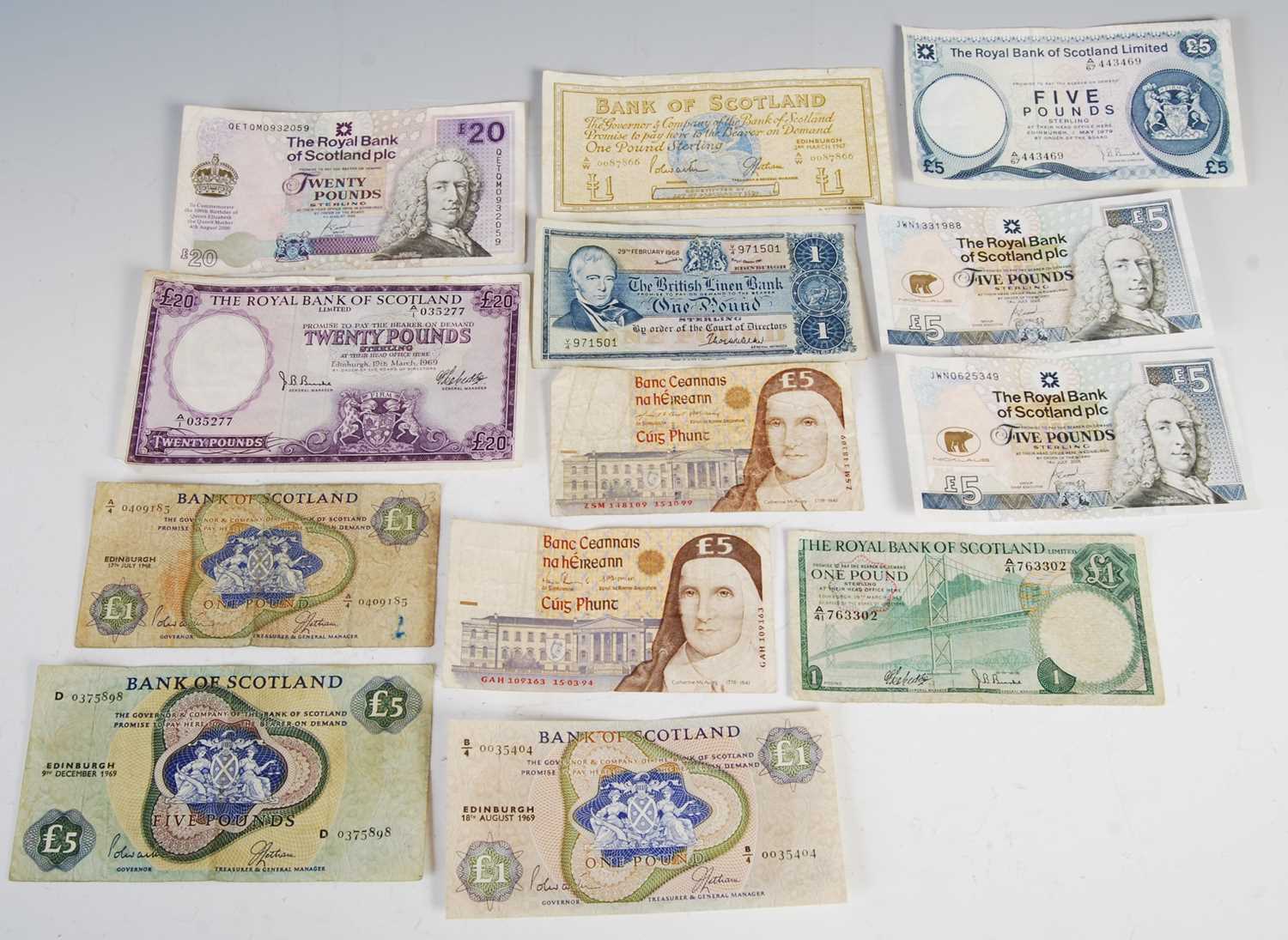 Scottish Notes Collection Lot 207 - A collection of Scottish banknotes, to
