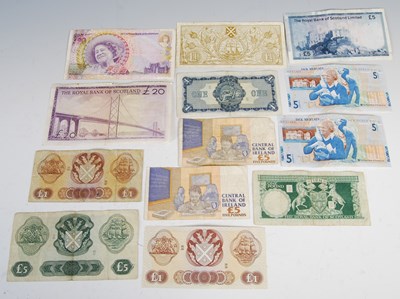 Lot 207 - A collection of Scottish banknotes, to include...