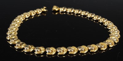 Lot 760 - Kria, an 18ct gold necklace and matching...