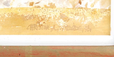 Lot 414 - Christine Woodside RSW RGI (b.1946) View from...