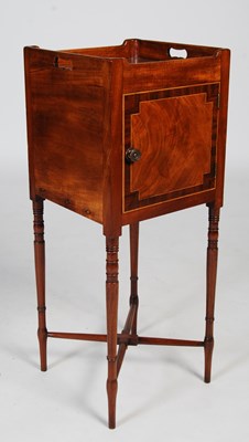 Lot 67 - A 19th century mahogany and boxwood lined...