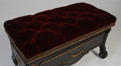 Lot 31 - Lamb of Manchester, A Victorian ebonised and...