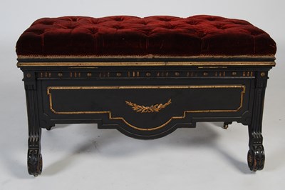 Lot 31 - Lamb of Manchester, A Victorian ebonised and...