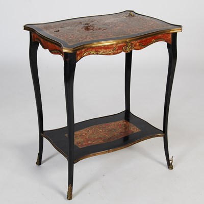 Lot 27 - A late 19th/early 20th century ebonised and...